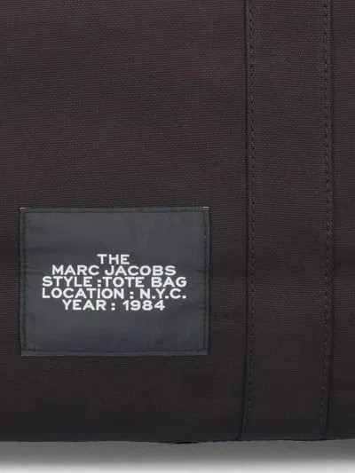 Marc Jacobs The Tote Bag Large Canvas Tote In Black