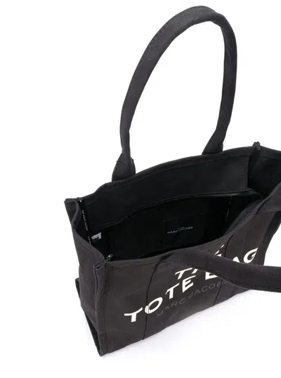 Marc Jacobs The Tote Bag Large Canvas Tote In Black