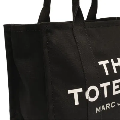 Marc Jacobs The Tote Bag Large Canvas Tote In Black