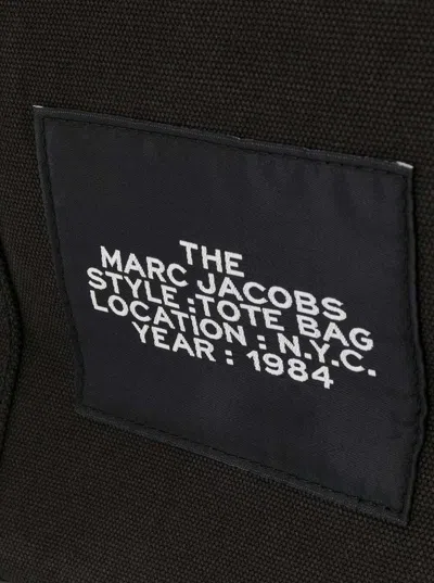 Marc Jacobs The Tote Bag Large Canvas Tote In Black