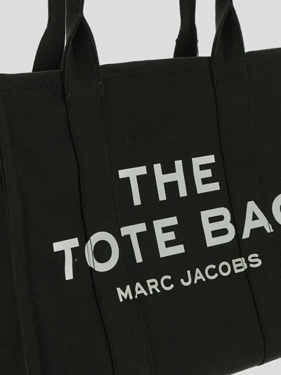 Marc Jacobs The Tote Bag Large Canvas Tote In Black