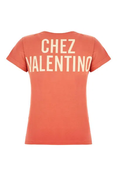Valentino Panther Lady Graphic Print Crew Neck T-shirt