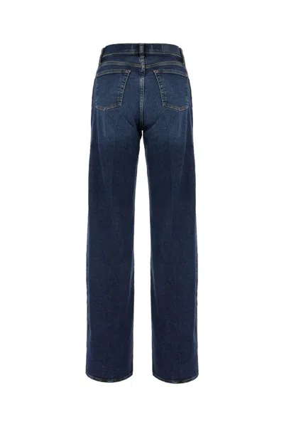 7 For All Mankind Faded Effect Cropped Jeans