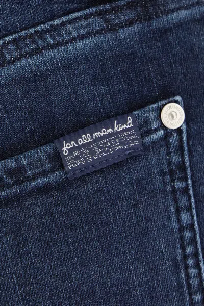 7 For All Mankind Slim Illusion Luxe Skinny Jeans In Blue