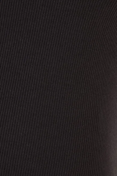 Alaïa Women Halter Ribbed Bodysuit In Black