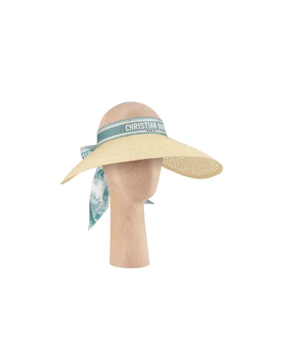 Dior Iviera D-ocean Visor With Mitzah
