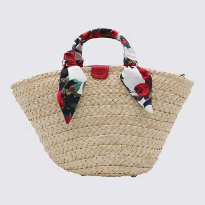 Dolce & Gabbana Beige Raffia Totes
