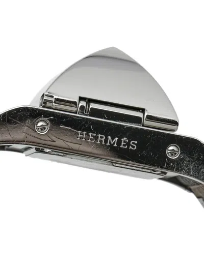 Pre-owned Hermes Medor 23mm In White