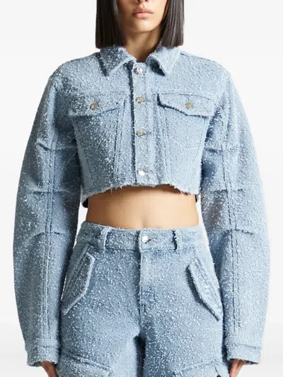 Manière De Voir Catherine Boucle Denim Jacket