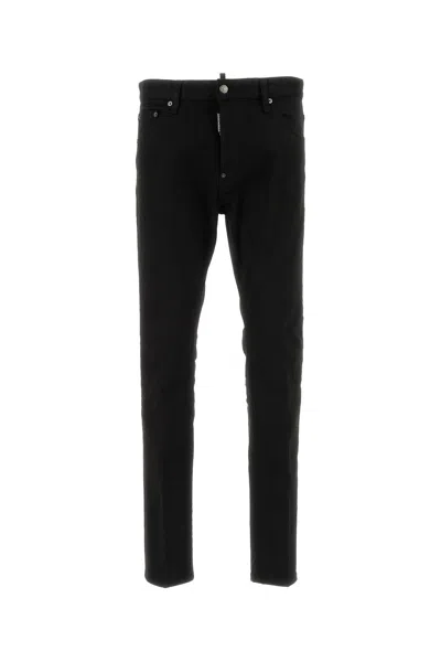 Dsquared2 Dsquared Black Stretch Denim Cool Guy Jeans In Black