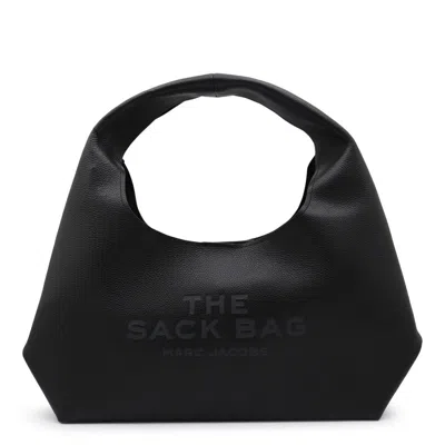 Marc Jacobs Black Leather The Sack Shoulder Bag In Black