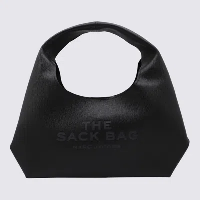 Marc Jacobs Black Leather The Sack Shoulder Bag In Black