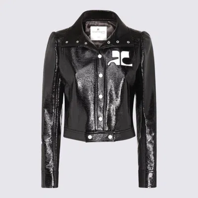 Courrèges Black Casual Jacket In Black