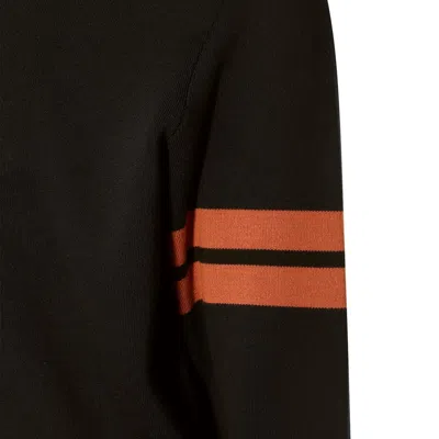 Zegna Crewneck Sweater With Ribbed Cuffs And Hem In Black