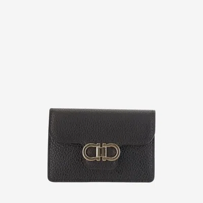Ferragamo Gancini-plaque Leather Wallet