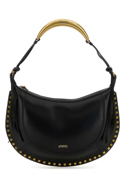 Isabel Marant Borsa A Spalla Naoko In Pelle Nera  Donna