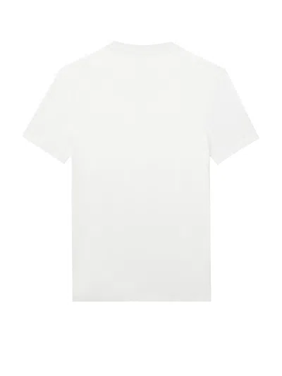 Tom Ford Placed Rib Slim-fit Lyocell And Cotton-blend Jersey T-shirt In White