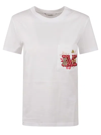 Max Mara Classic White T-shirt In White