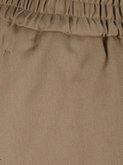 Golden Goose Mid-calf Brown Skirt With Elastic Waistband