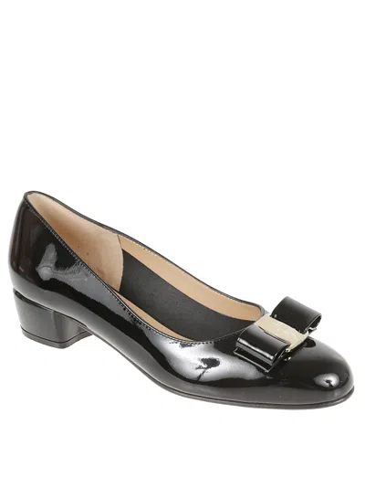 Ferragamo High-shine Patent Leather Ballet Flats