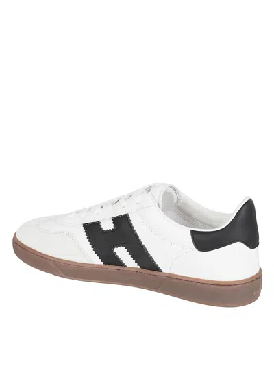 Hogan Sculpted Sneakers With Contrasting Accents In White
