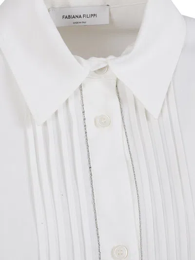 Fabiana Filippi Button-down Midi Dress With Pleated Front