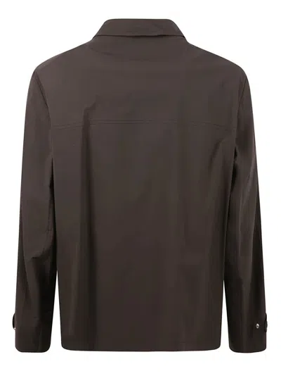Brunello Cucinelli Cotton Water-resistant Field Jacket In Brown