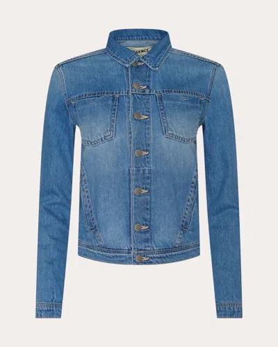 L Agence Women's Celine Slim Femme Denim Jacket