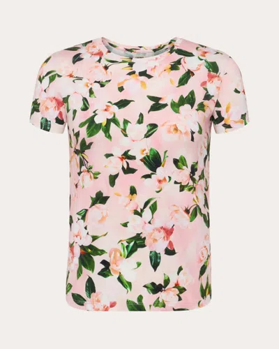 L Agence Women's Ressi Crewneck Short-sleeve T-shirt