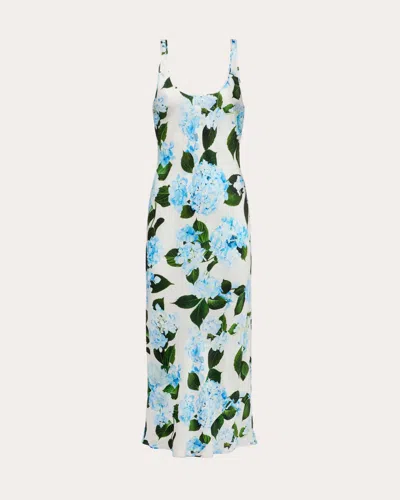 L Agence Women's Akiya Satin Tank Dress Viscose/rayon