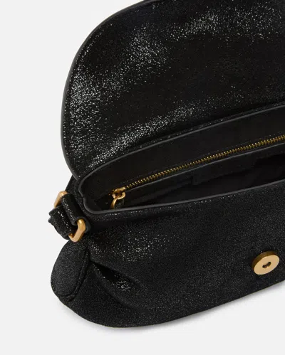 Pinko Jolene Small Shoulder Bag In Shiny Suede