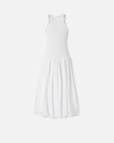 Pinko Robe Boule Mi-longue In White