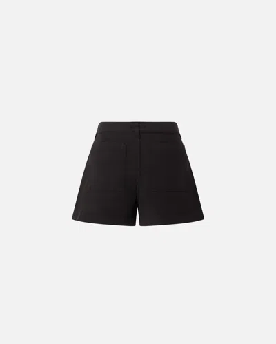 Pinko Cotton Shorts With Pockets And Zip