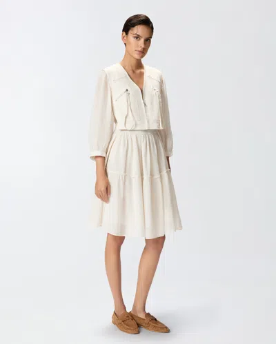 Pinko Two-piece-effect Mini Dress With Relaxed-fit Skirt