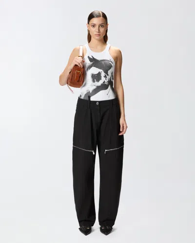 Pinko Balloon Trousers With Mid-thigh Zip