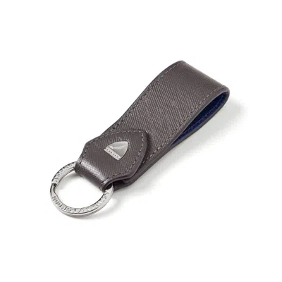 Aspinal Of London Small Leather Loop Keyring