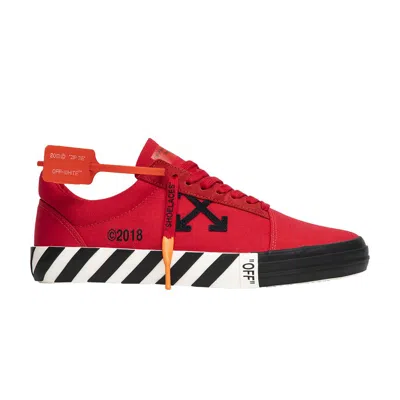 Pre-owned Off-white Vulc Low Top 'red' | Men's Size 45