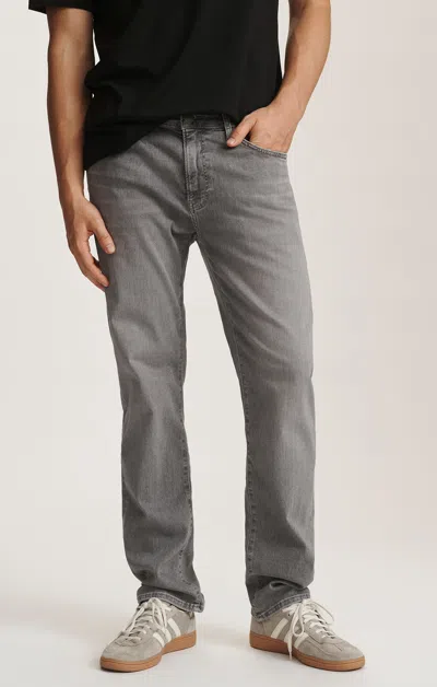 Mavi Zach Straight Leg Jeans In Light Smoke Supermove