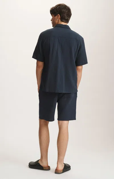 Mavi Gauze Button-up Shirt In Outer Space