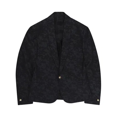 Pre-owned Versace Camo Suit 'black' | Men's Size 50