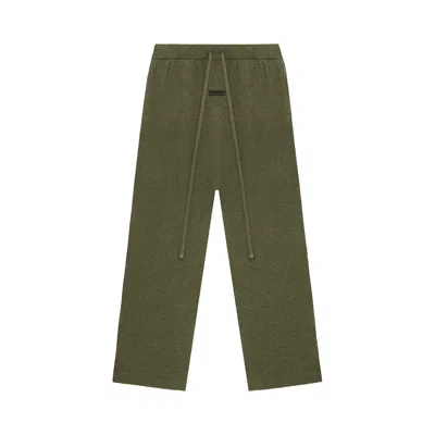 Pre-owned Essentials Fear Of God  Waffle Relaxed Pant 'military' | Green | Women's Size Xl