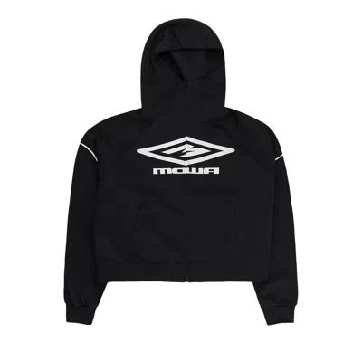 Pre-owned Mowalola Mowa Tech Hoodie 'black' | Women's Size Xs