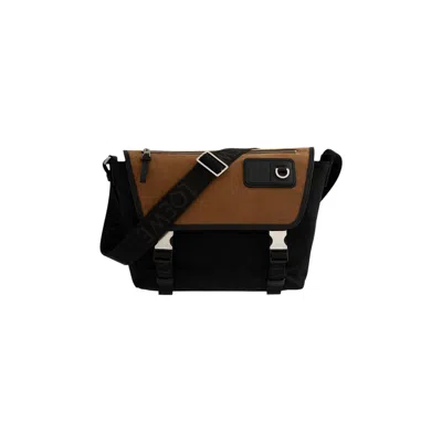 Pre-owned Loewe Medium Flex Messenger Bag 'black/dark Gold' | Men's Size Onesize