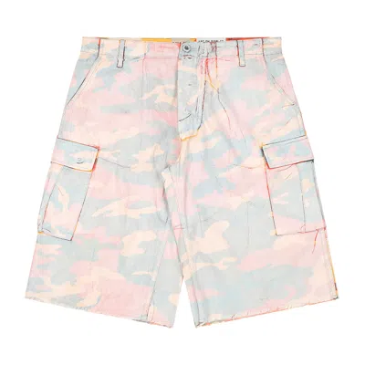 Pre-owned Gallery Dept. Camo Cut Off Short 'orange' | Men's Size 40
