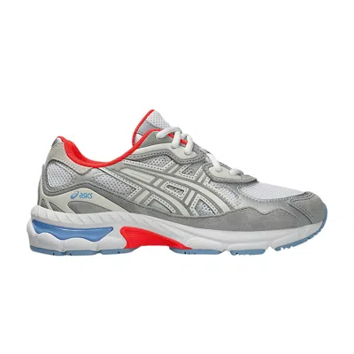 Pre-owned Asics Gel Nyc Gs 'white Piedmont Blue Red' | Kid's Size 6