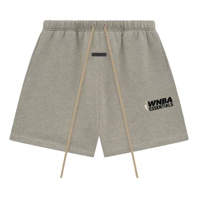 Pre-owned Essentials Fear Of God  Wnba Sweatshorts 'warm Heather' | Grey | Men's Size M In Gray
