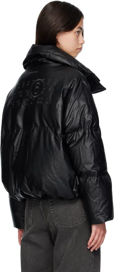 Mm6 Maison Margiela Mm6 By Maison Margiela Oversized Black Sports Jacket With Double-zipper Closure