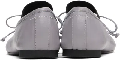Mm6 Maison Margiela Gray Anatomic Numeric Ballerina Flats