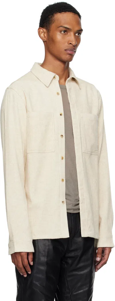 Rick Owens Off-white Concordians Work Shirt In Neutral