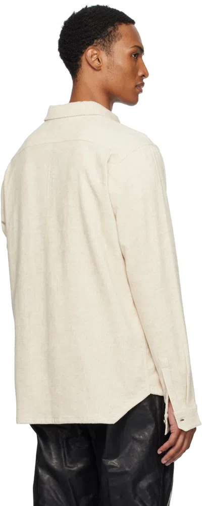 Rick Owens Off-white Concordians Work Shirt In Neutral